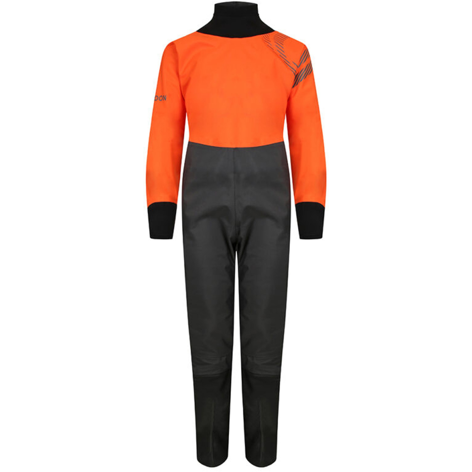 2026 Typhoon Junior Rhossilli Back Zip Drysuit 100196 - Orange / Graphite